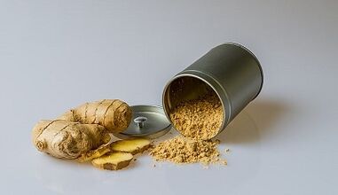 Pommade au gingembre pour le traitement de l'ostéochondose cervicale